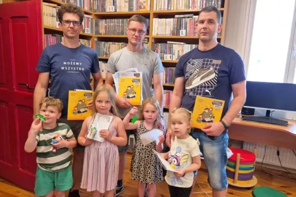 Tata też czyta! Akcja czytelnicza w bibliotekach gminy Rakoniewice