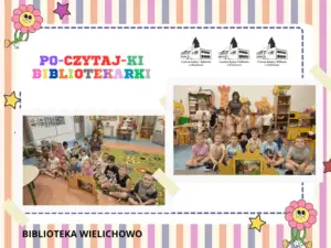 Bibliotekarka czytała przedszkolakom w Wielichowie