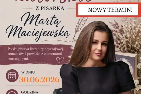 Spotkanie z pisarką w Rakoniewickim Ośrodku Kultury