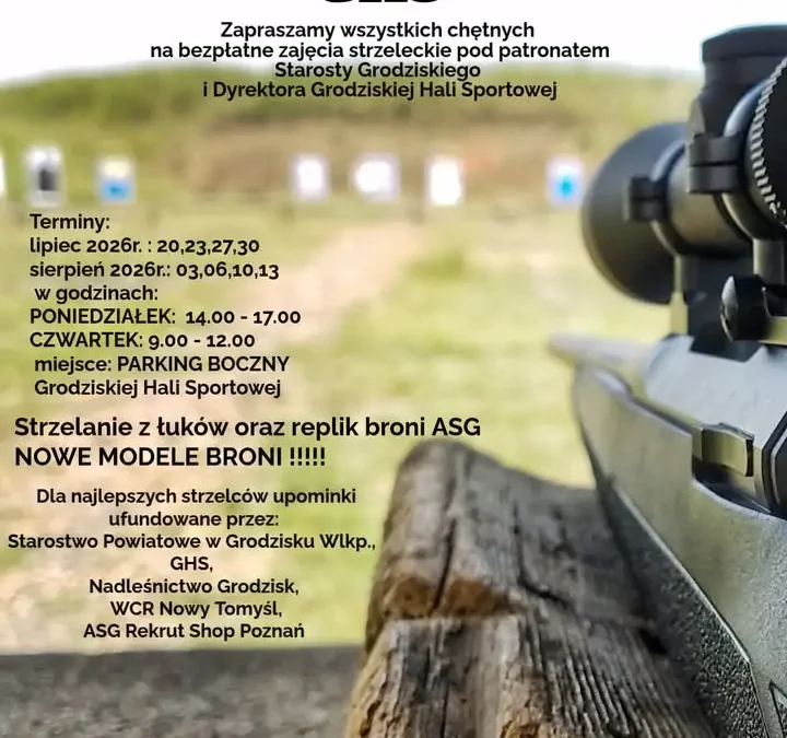 Wakacyjna Strzelnica GHS – rusza nowy sezon strzeleckich emocji