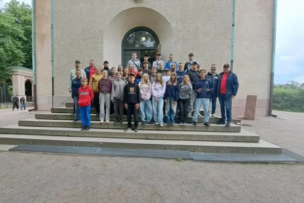 Młodzież z OSP Kamieniec na międzynarodowym obozie strażackim w Finlandii