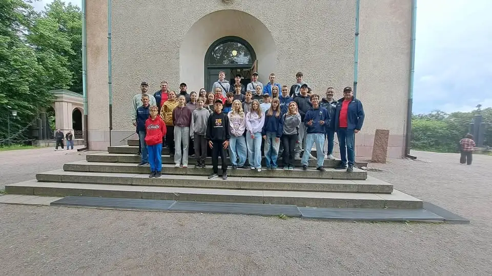 Młodzież z OSP Kamieniec na międzynarodowym obozie strażackim w Finlandii
