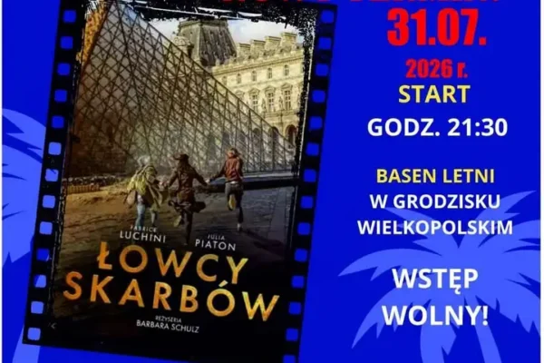 Kino na leżakach w Grodzisku Wielkopolskim – filmowy piątek na basenie letnim
