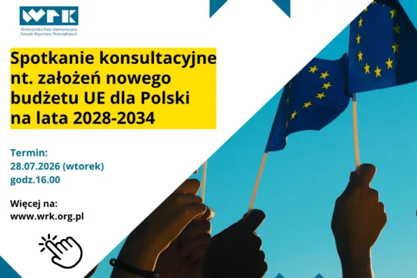 Konsultacje w Poznaniu: organizacje pozarządowe omówią fundusze unijne na lata 2028-2034
