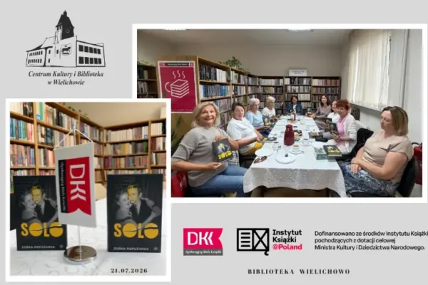 Dyskusyjny Klub Książki w Wielichowie: rozmowa o „Solo” Zośki Papużanki