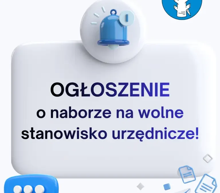 Nabór na stanowisko ds. gospodarki nieruchomościami w Urzędzie Gminy Rakoniewice