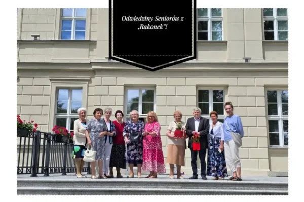 Seniorzy z grupy „Rakonki” odwiedzili Urząd Miejski w Rakoniewicach