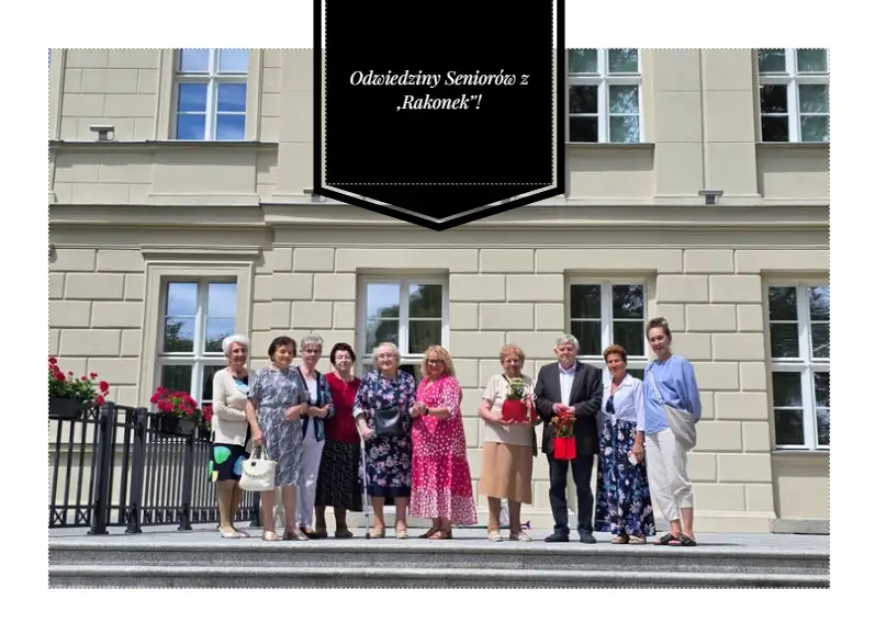 Seniorzy z grupy „Rakonki” odwiedzili Urząd Miejski w Rakoniewicach