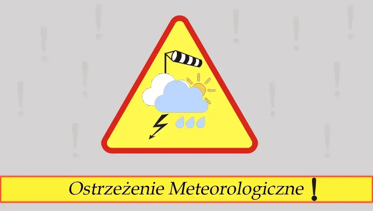 Ostrzeżenie meteorologiczne: burze w nocy z 19 na 20 sierpnia