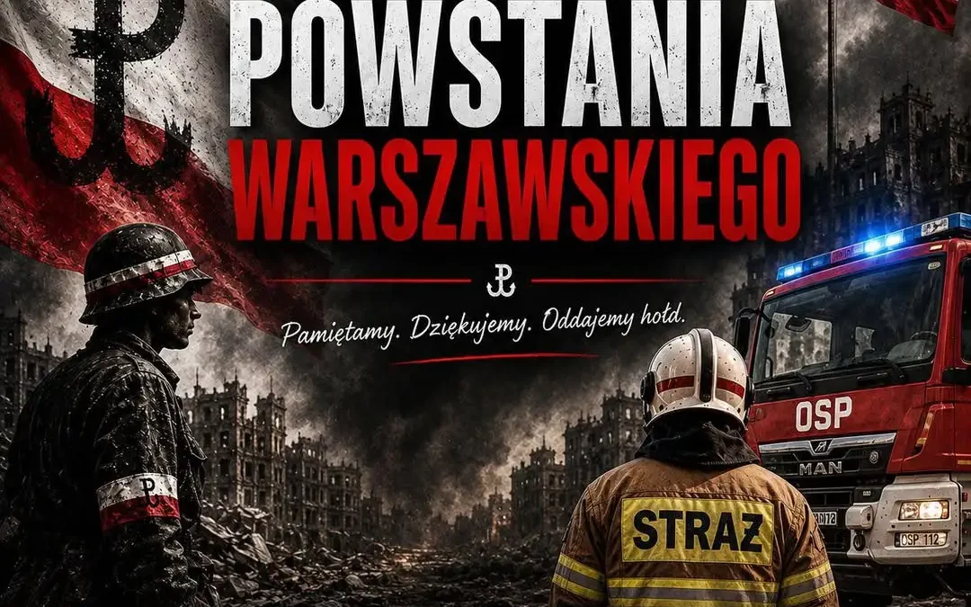 Godzina „W” – strażacy OSP w całej Polsce oddadzą hołd Powstańcom Warszawskim