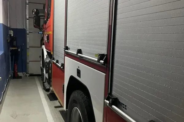 Interwencja strażaków w Cykowie: otwarcie mieszkania
