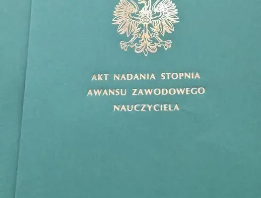Awans zawodowy nauczycieli w Granowie – akty nadania wręczone