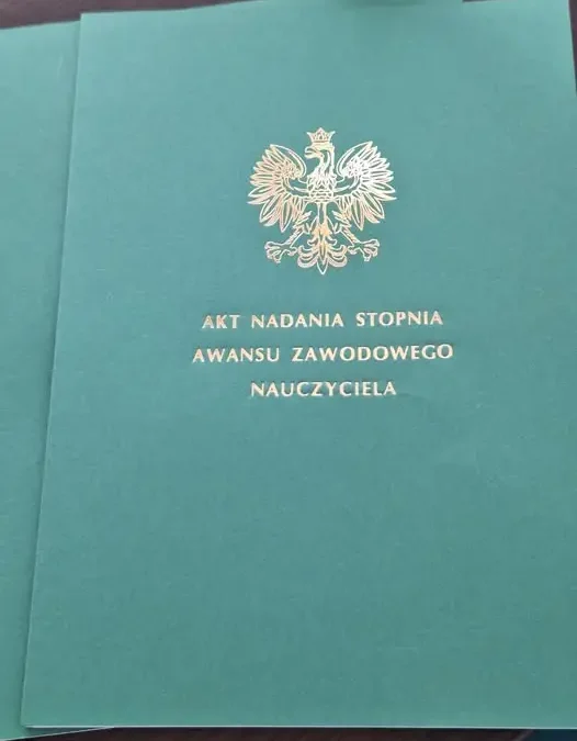 Awans zawodowy nauczycieli w Granowie – akty nadania wręczone