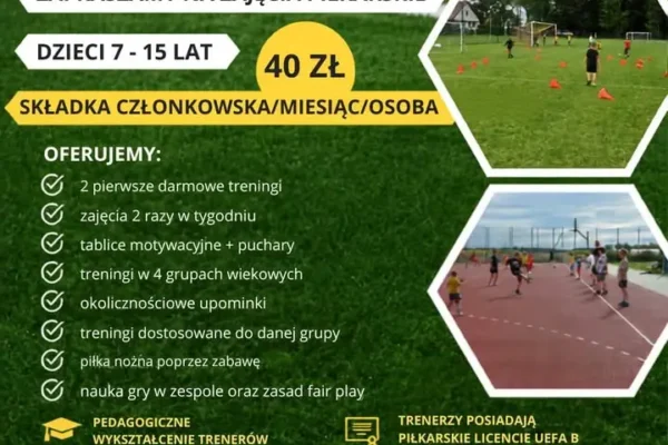 LKP Pieczarka Wielichowo zaprasza dzieci na treningi piłkarskie