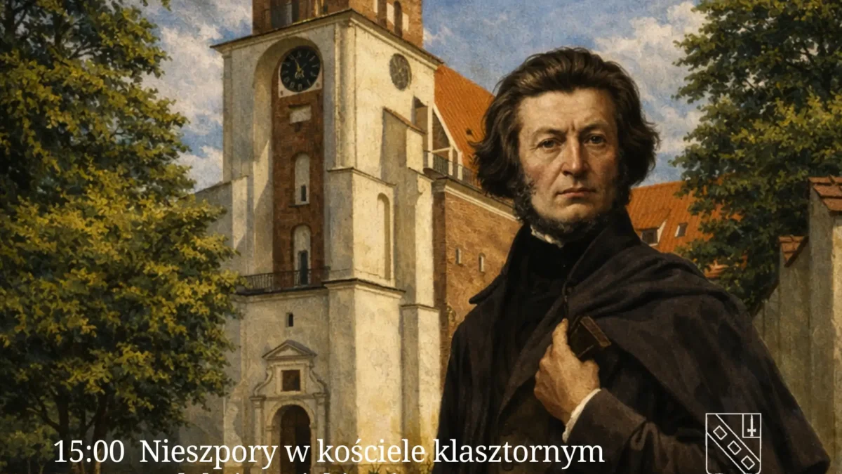 Mickiewicz w cieniu lubińskiej wieży – spotkanie w klasztorze benedyktynów
