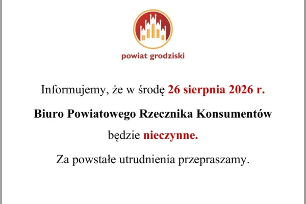 Biuro Rzecznika Konsumentów nieczynne 26 sierpnia – ważne zmiany w e-Doręczeniach