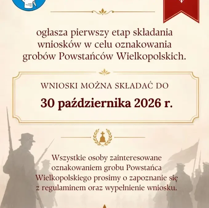 Gmina Rakoniewice upamiętni powstańców wielkopolskich – oznakowanie grobów
