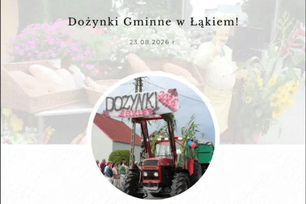 Dożynki Gminne w Łąkiem – podziękowanie za tegoroczne plony