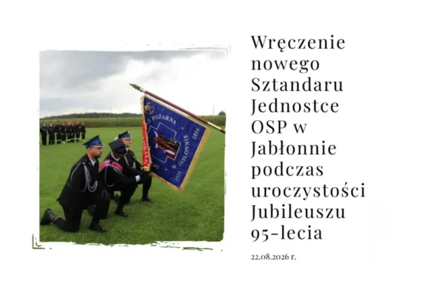 95-lecie OSP Jabłonna: nowy sztandar i święto strażaków