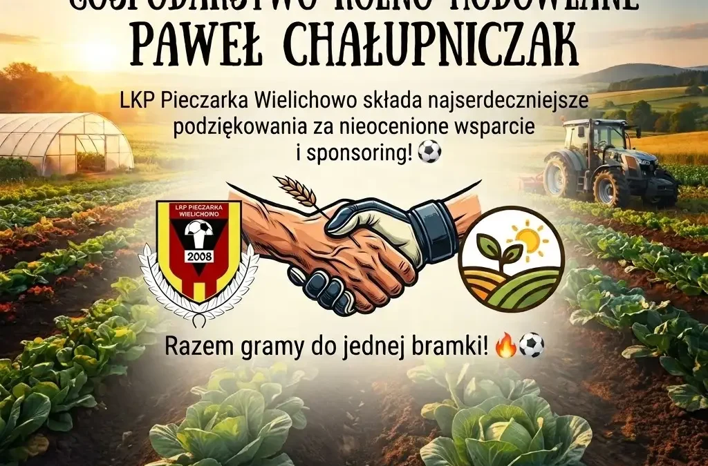 Lokalny sponsor wspiera klub sportowy z Wielichowa w sezonie 2026/2027