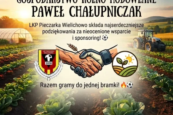 Lokalny sponsor wspiera klub sportowy z Wielichowa w sezonie 2026/2027