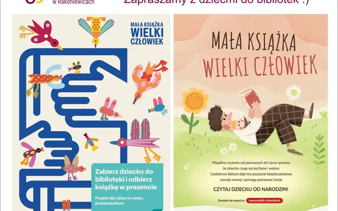 Rusza kampania „Mała książka – wielki człowiek” w bibliotekach gminy Rakoniewice