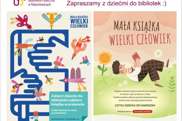 Rusza kampania „Mała książka – wielki człowiek” w bibliotekach gminy Rakoniewice