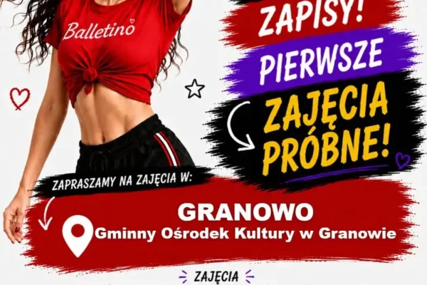 Zajęcia taneczne dla dzieci i dorosłych w Granowie – ruszają zapisy
