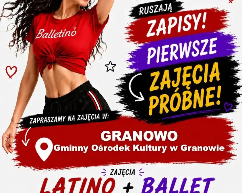 Zajęcia taneczne dla dzieci i dorosłych w Granowie – ruszają zapisy