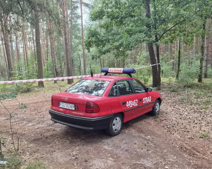 Druhowie z OSP Rakoniewice zabezpieczali trasę Cross Drzymały i wystartowali w biegu
