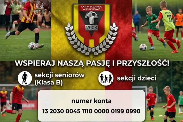 LKP Pieczarka Wielichowo szuka sponsorów. Klub z B-klasy walczy o rozwój