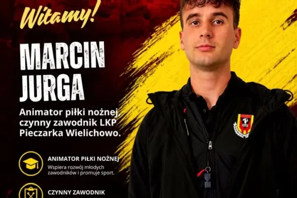 Marcin Jurga dołącza do Pieczarki Wielichowo jako animator piłki nożnej
