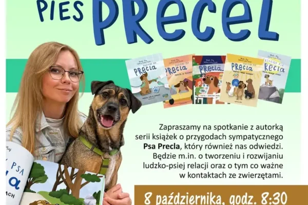 Pies Precel zawita do Rostarzewa – spotkanie autorskie z Martą Maj