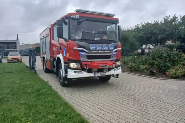 Próbny alarm przeciwpożarowy w przedszkolu w Rakoniewicach