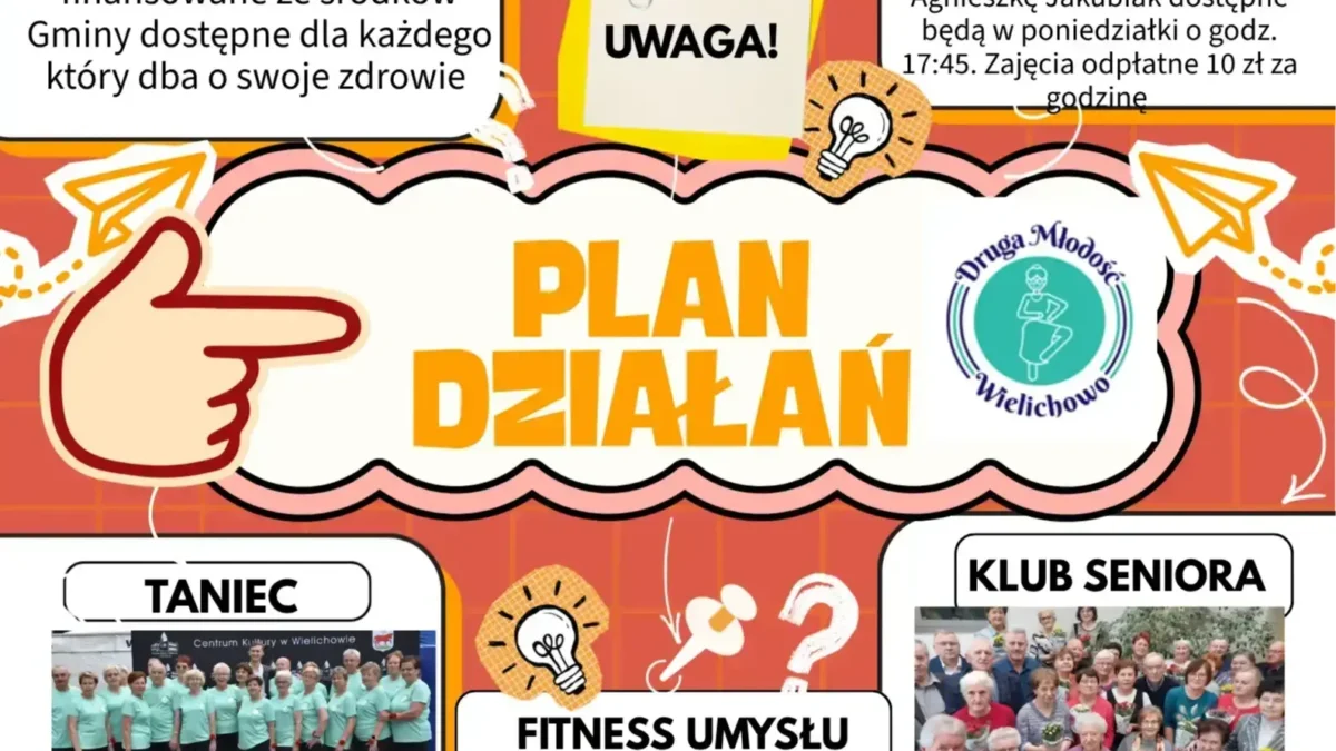 Seniorzy z Wielichowa wracają do aktywności – nowy plan zajęć po wakacjach