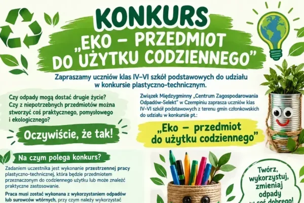 Eko-konkurs dla uczniów klas IV–VI. Do wygrania 20 nagród