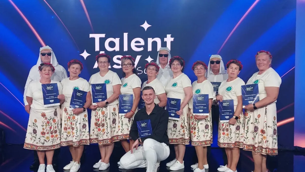 „Pląsacze” z Wielichowa wystąpili w „TalentAsy Senior” na antenie TVP3 Poznań