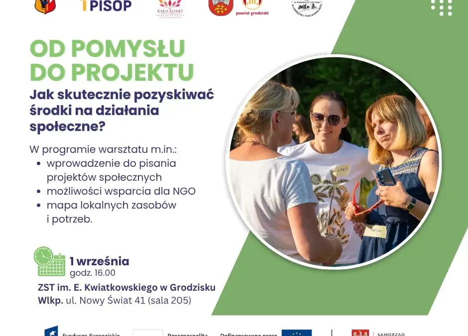 Bezpłatne spotkanie dla NGO: jak pozyskać środki na działania społeczne?
