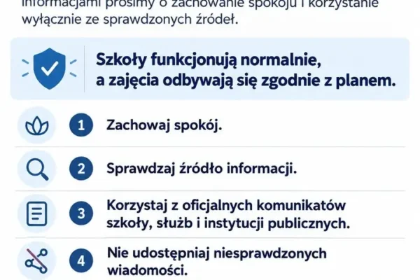 Grodzisk Wielkopolski: władze i kuratorium uspokajają w sprawie bezpieczeństwa szkół