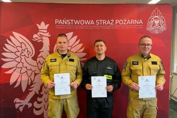 Druhowie z OSP Rakoniewice ukończyli kurs Kierujących Działaniami Ratowniczymi