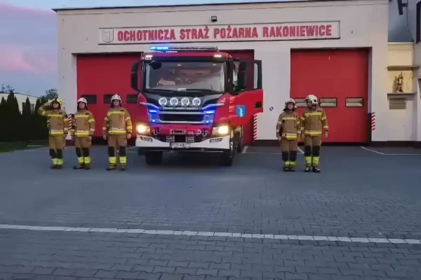 Hołd dla strażaków z Niska: OSP Rakoniewice oddaje cześć poległym w akcji