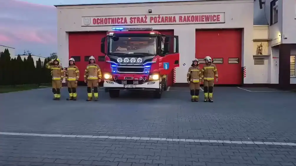 Hołd dla strażaków z Niska: OSP Rakoniewice oddaje cześć poległym w akcji