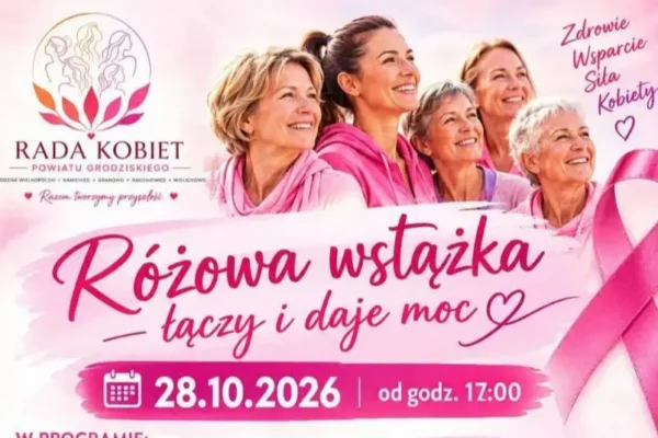 Różowy Październik w Grodzisku Wielkopolskim – spotkanie o profilaktyce raka piersi