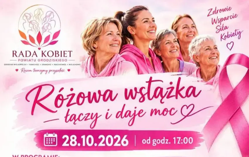 Różowy Październik w Grodzisku Wielkopolskim – spotkanie o profilaktyce raka piersi