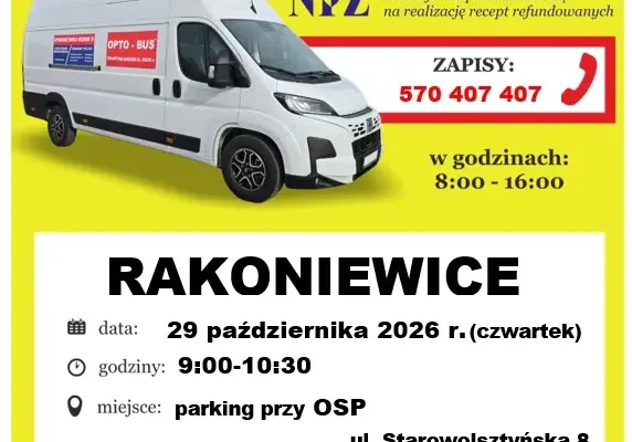 Bezpłatne badanie wzroku w Rakoniewicach – zapisy trwają