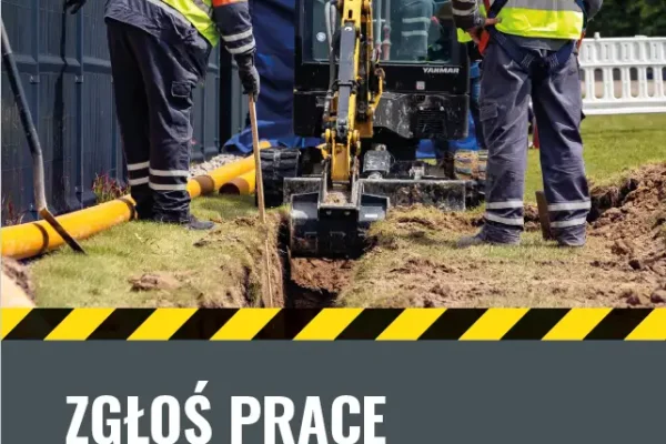 Prace ziemne w pobliżu gazociągów – PSG apeluje o zgłaszanie robót i ostrożność